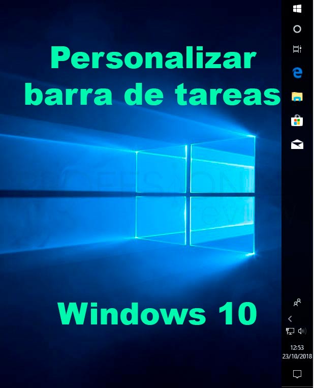 barra de tareas Windows 10