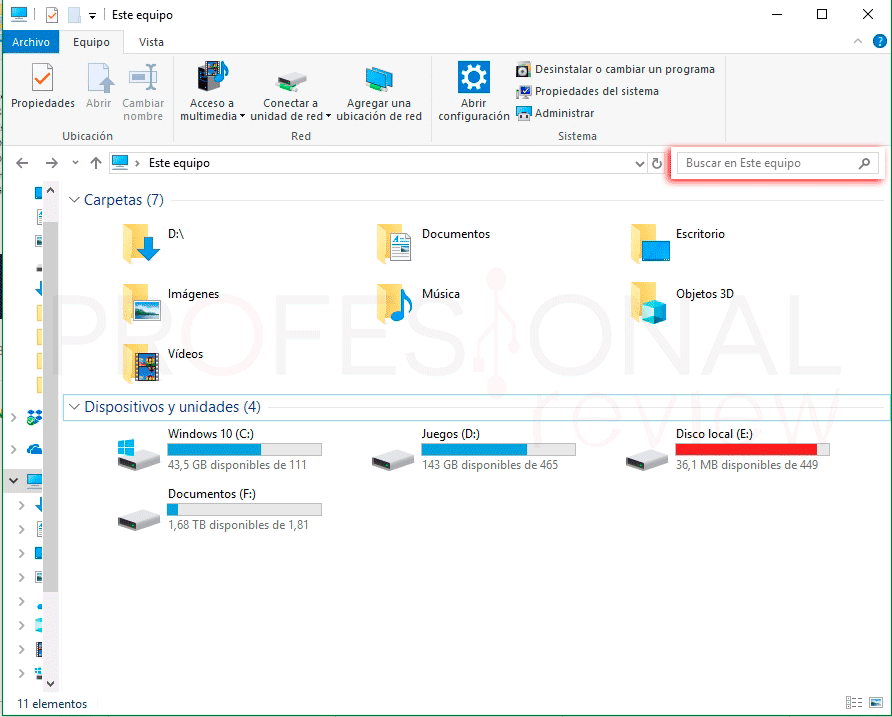 Buscar archivos en Windows 10 tuto01
