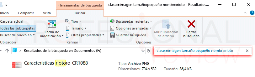 Buscar archivos en Windows 10 tuto03