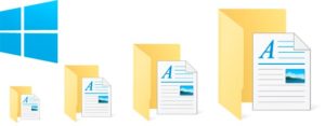 Como cambiar tamaño iconos Windows 10