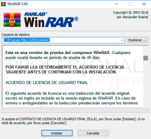 Por qué instalar WinRAR en Windows 10