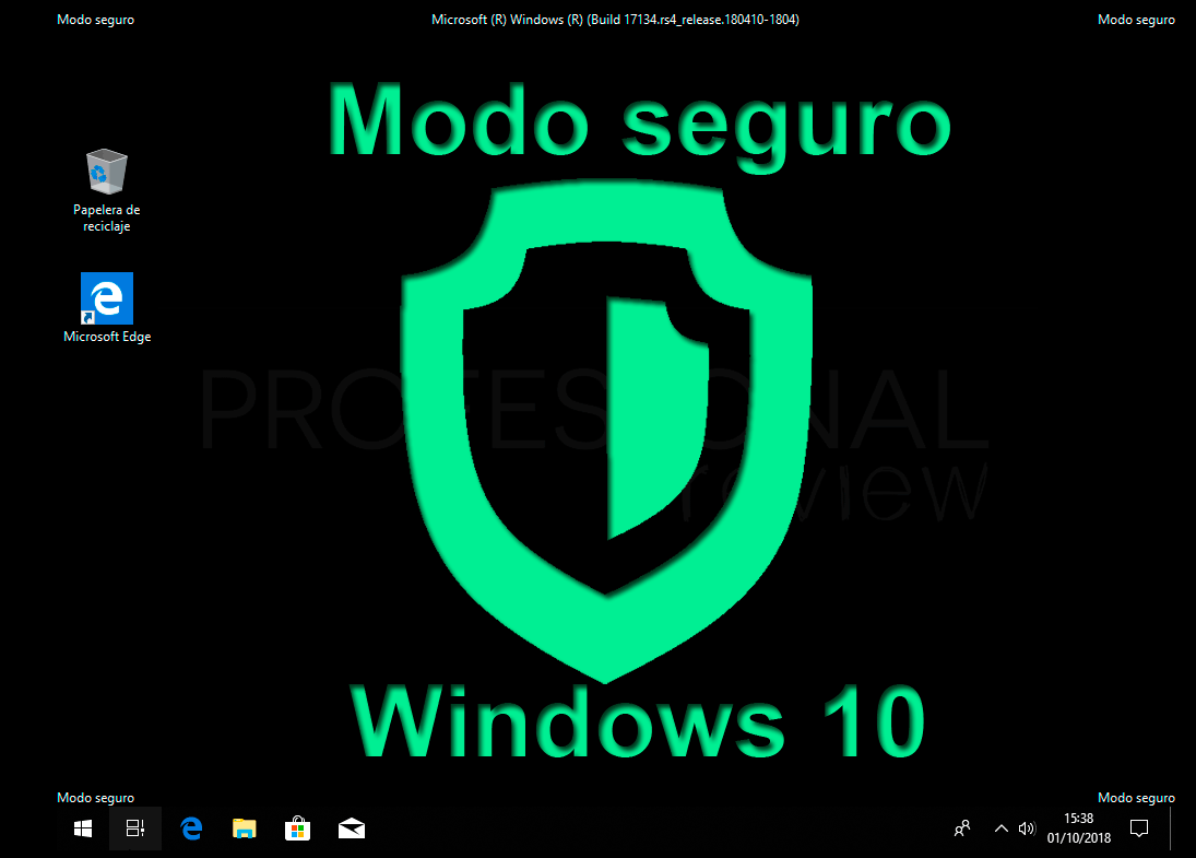 Modo seguro Windows 10