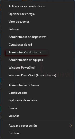 Particionar disco duro Windows 10 p4