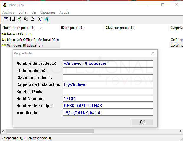 Ver clave Windows 10 tuto05