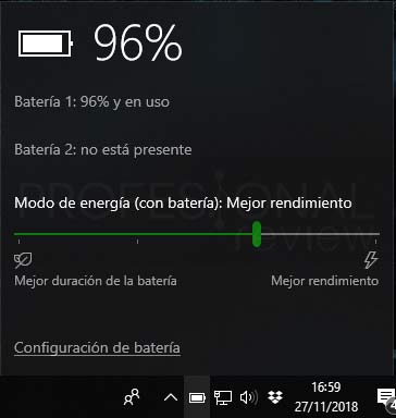 Activar icono de batería Windows 10 paso 05