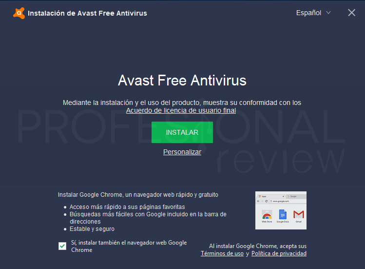 Como configurar avast para permitir el acceso de chrome a la red