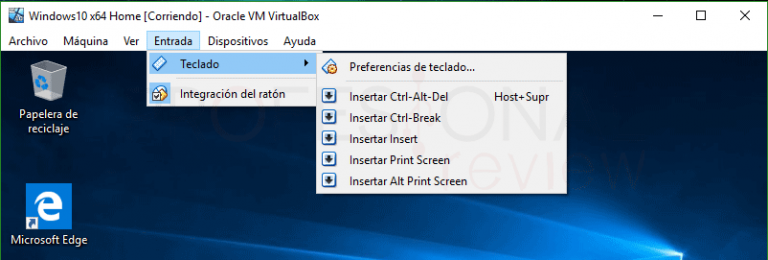 Ctrl Alt Supr En Maquina Virtual