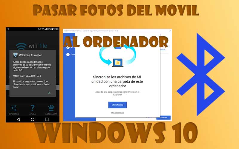 Pasar fotos del móvil al ordenador