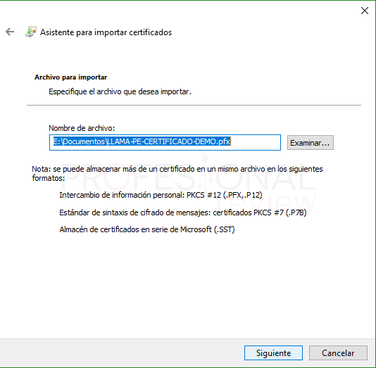 Ubicación certificados digitales en Windows 10 tuto03