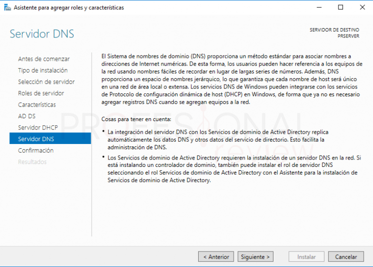 Instalar Active Directory en Windows Server 2016