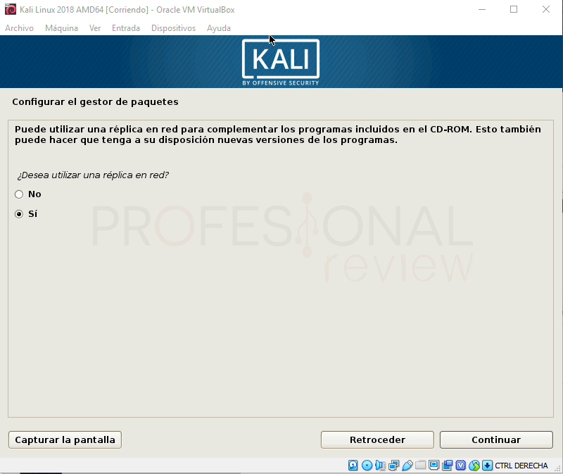 Instalar Kali Linux en VirtualBox paso 16