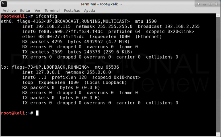 Configurar Tarjeta De Red Kali Linux Vmware