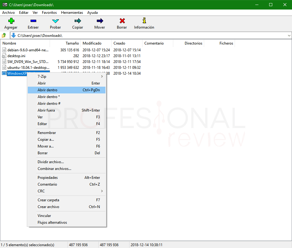 Windows XP Mode en VirtualBox paso 01