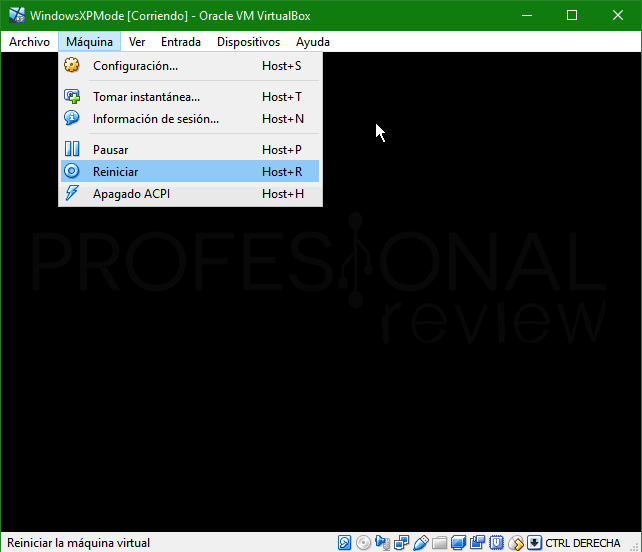 Windows XP Mode en VirtualBox paso 10