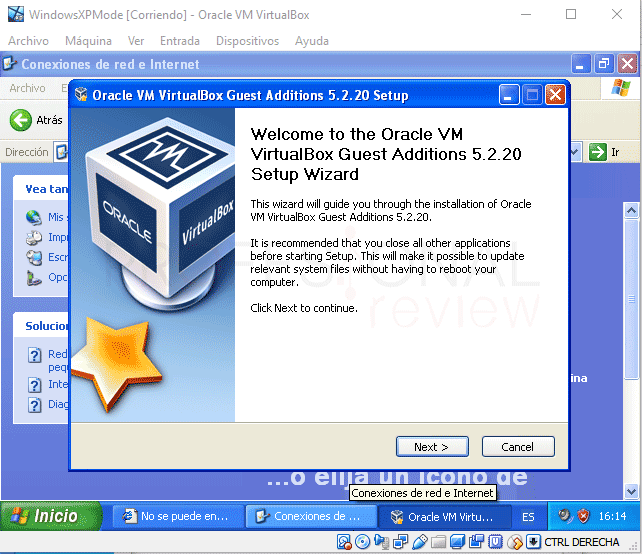 Windows XP Mode en VirtualBox paso 12