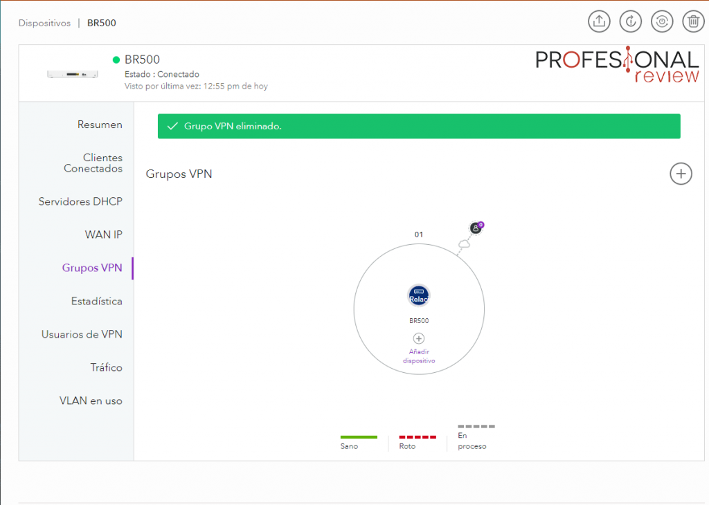 Cómo crear una red VPN en Cloud Insight con un router NETGEAR BR500