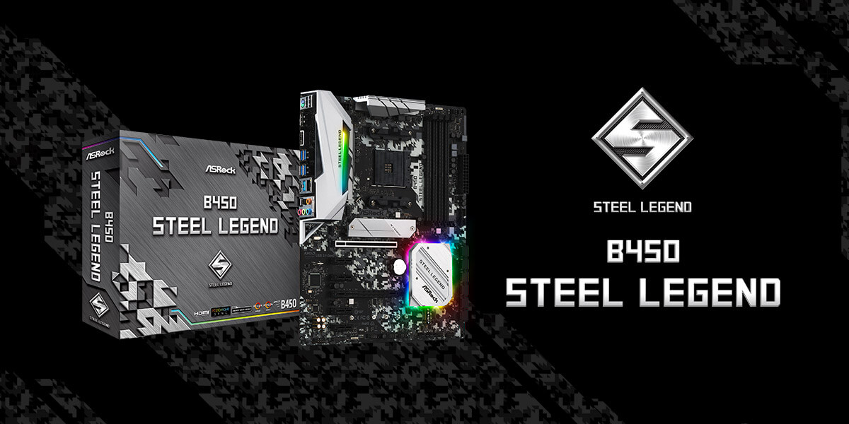 ASRock B450 Steel Legend nueva placa base para procesadores AM4
