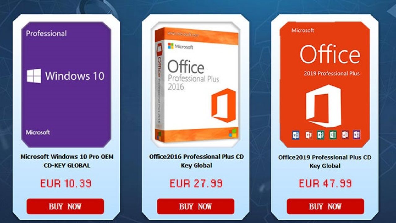 Licencias de Windows 10 y Microsoft Office desde 10,39 euros