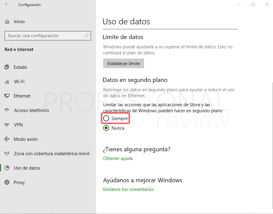 Limitar ancho de banda en Windows 10 paso 14