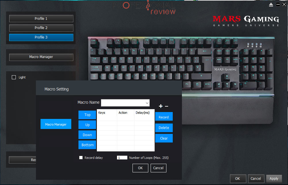 Mars Gaming MK6 Software
