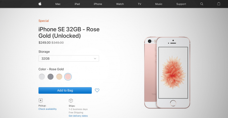 Apple vuelve a vender el iPhone SE, ahora por 249$