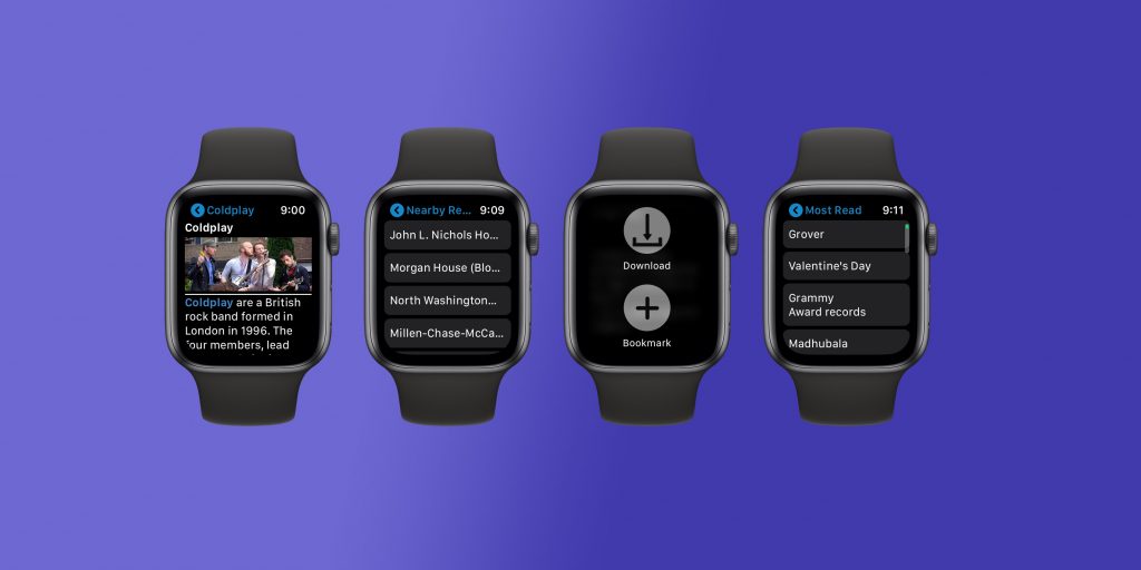 MiniWiki lleva la Wikipedia hasta tu Apple Watch