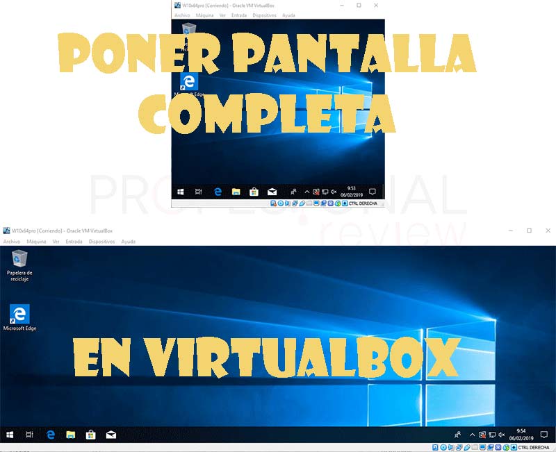 Pantalla completa en VirtualBox