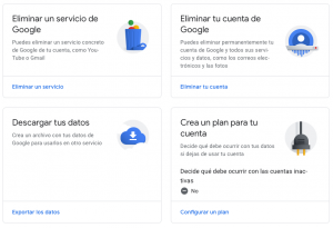 Cómo borrar una cuenta de Gmail