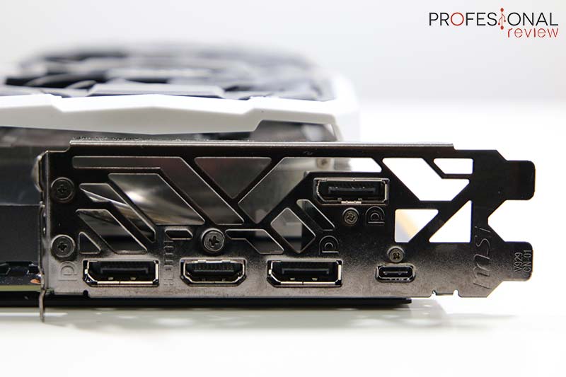 MSI GeForce RTX 2070 Armor puertos