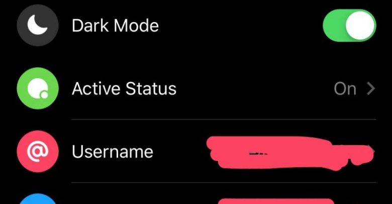Facebook Messenger añade un modo oscuro oculto