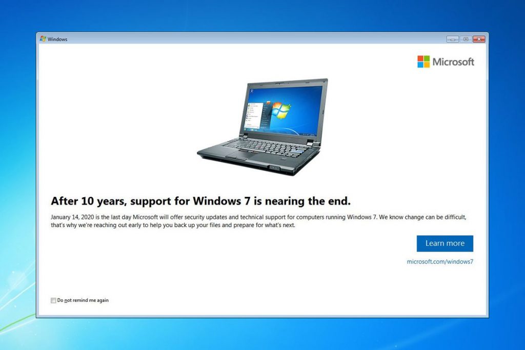 Microsoft Ya Avisa Sobre El Final Del Soporte De Windows 7