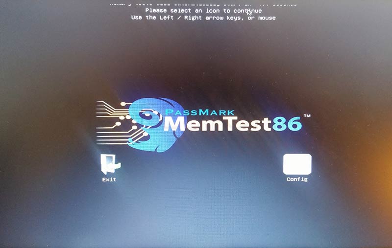 Test memoria RAM memtest86