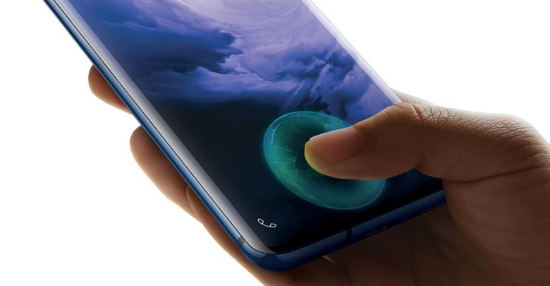 OnePlus 7 Pro sensor de huellas