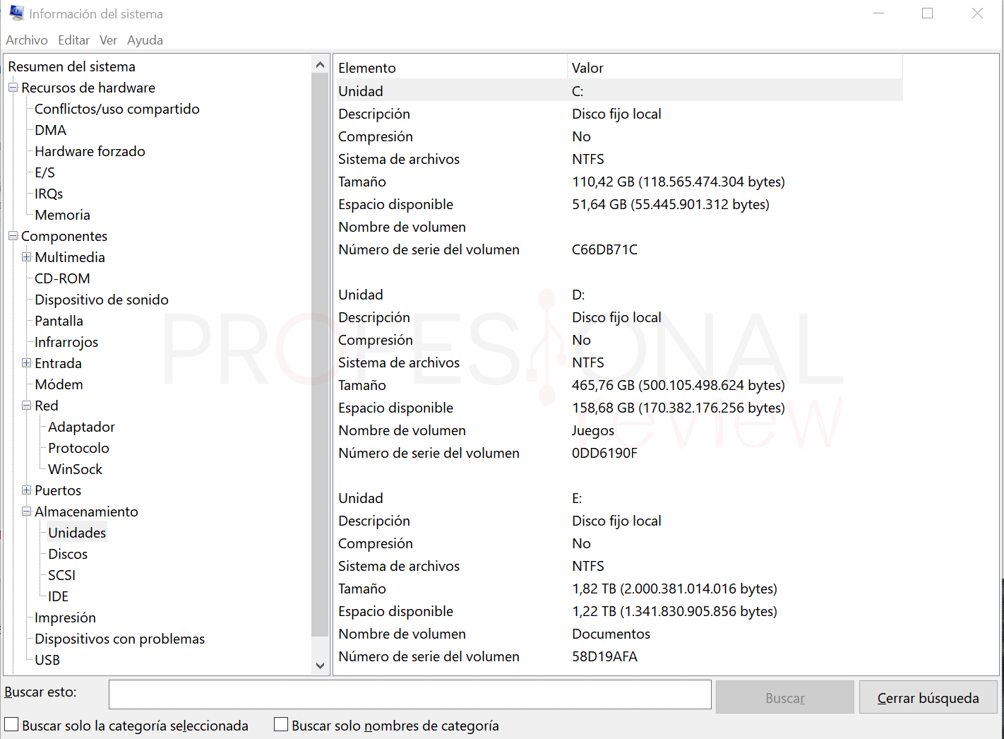 las características de mi PC en Windows y