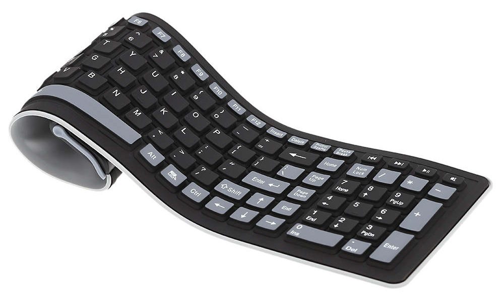 teclado inalámbrico flexible de membrana 