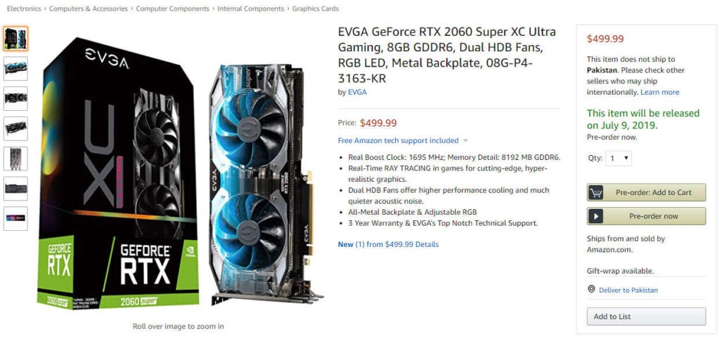 Nvidia RTX SUPER 2060 XC