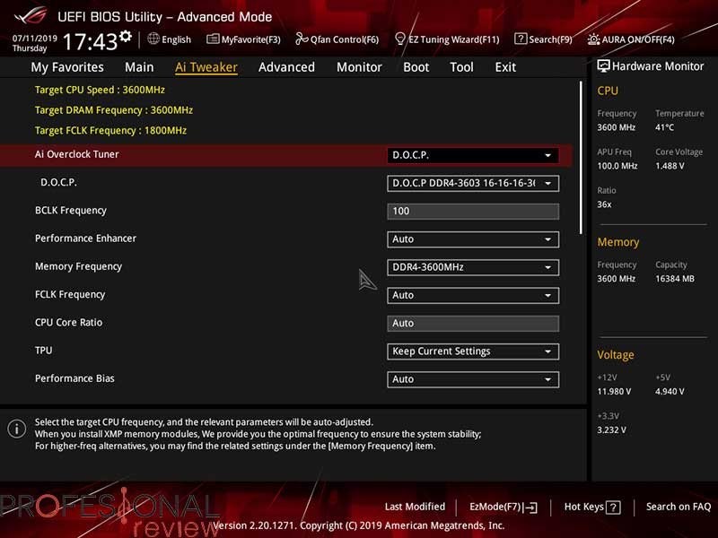 Asus TUF Gaming X570-PLUS BIOS
