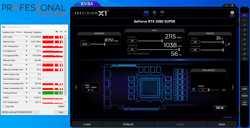 Gigabyte RTX 2080 Super Gaming OC Overclocking