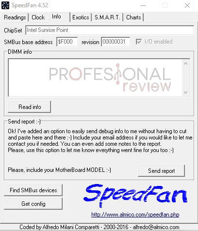 Información sobre SpeedFan