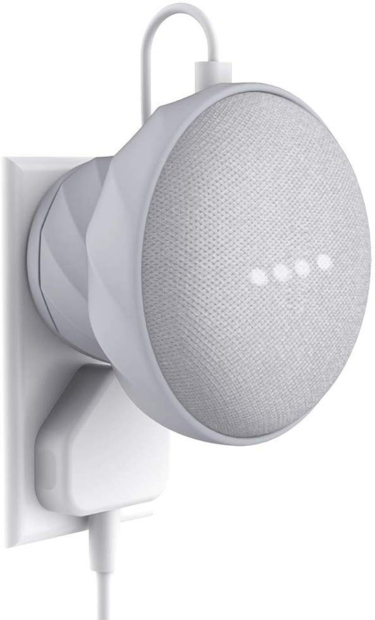 chenpaif Soporte de Soporte de Soporte de Montaje en Pared para tomacorriente Google Home Mini Asistente de Voz Accesorios para Altavoces Inteligentes 