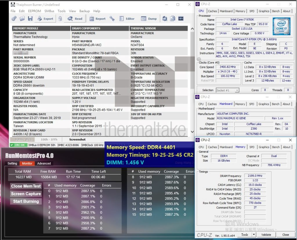 ThermalTake TOUGHRAM 4400 MHz ThermalTake TOUGHRAM 4400 MHz