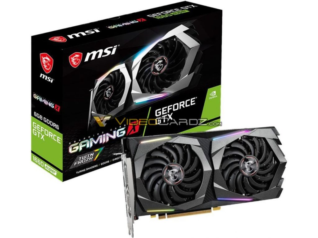 msi GTX 1660 SUPER Gaming X msi GTX 1660 SUPER Gaming X