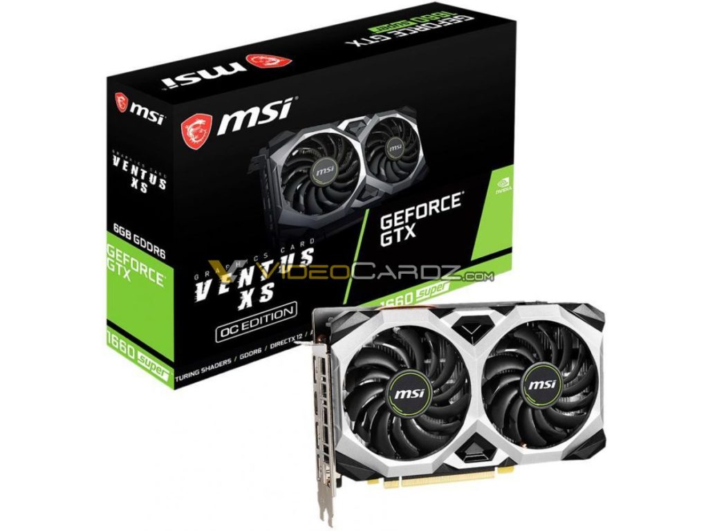 msi GTX 1660 SUPER Ventus XS msi GTX 1660 SUPER Ventus XS