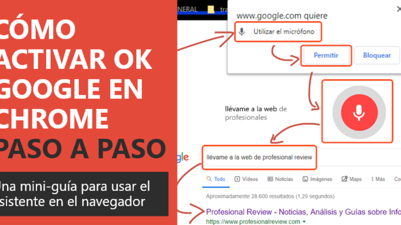 Cómo OK Google en Chrome PASO a PASO