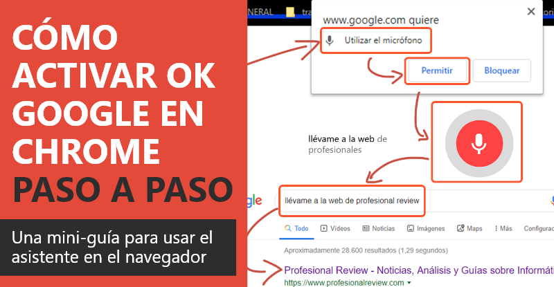 Cómo OK Google en Chrome PASO a PASO