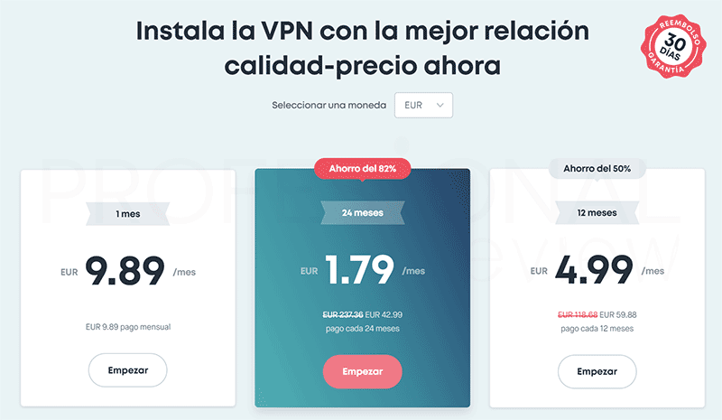 Surfshark VPN Precio