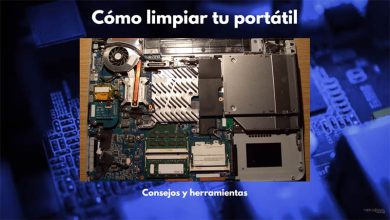 limpiar el portátil