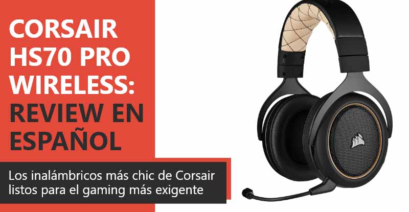 Corsair Auriculares Gaming Inalámbricos HS70 Pro Negro