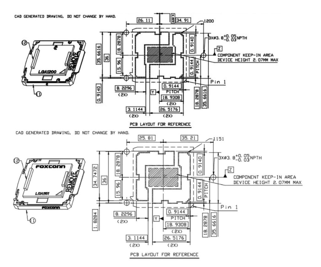 diseño LGA 1200
