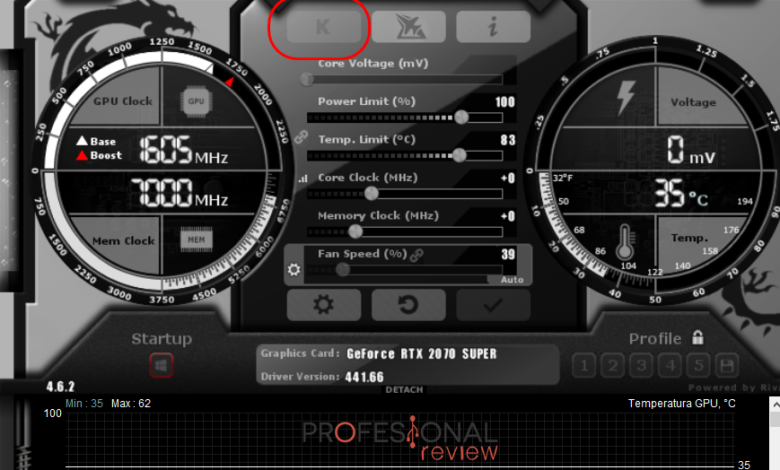 benchmark MSI afterburner con